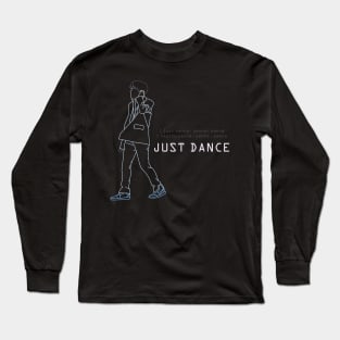 BTS JHOPE JUST DANCE LINE ART Long Sleeve T-Shirt